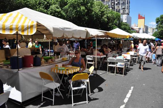 Café da manhã na feira, em Manaus, no Amazonas